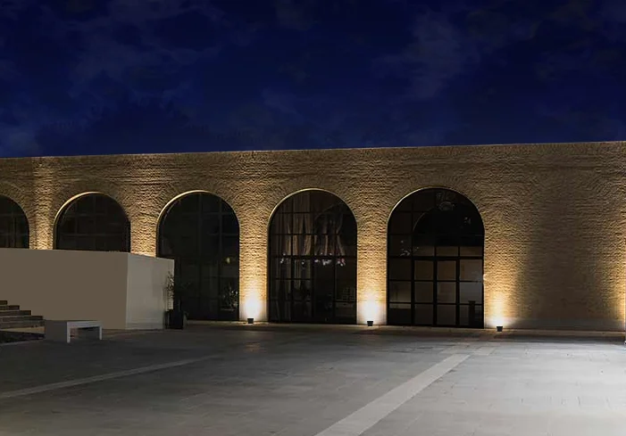 landscape lighting DMX512 square floodlight 18W led garden projector light