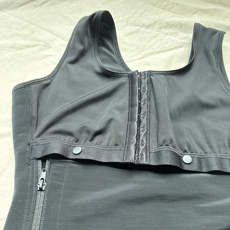 Trending Products Mesh Back Compression Slimming Bodysuits Full Body Shapewear Butt Lifter Fajas Colombian Girdle Body Shaper