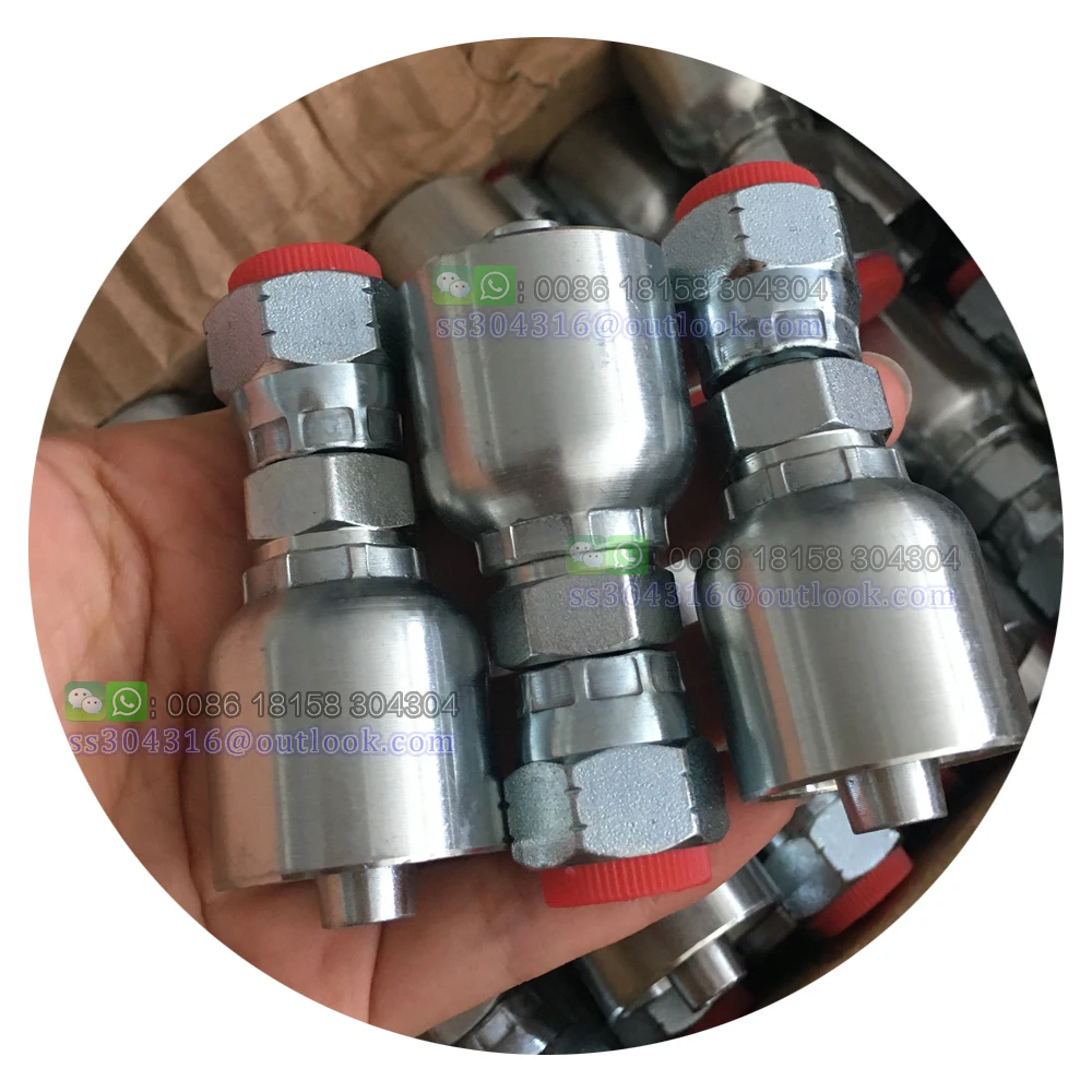 3/8 Hose X 3/8 Female JIC Crimp Fittings Swivel Hose Fitting