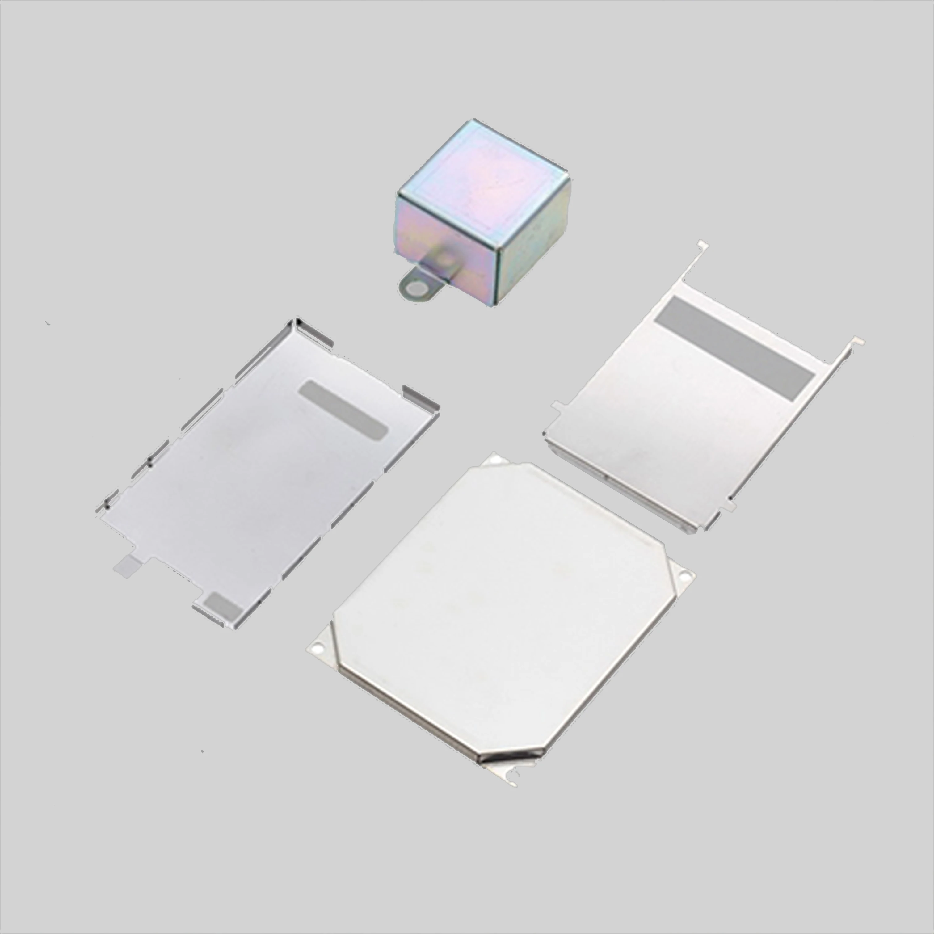 Customized metal punching machine stamping mould part tinplate metal PCB emi shield a custom can shield rfi case