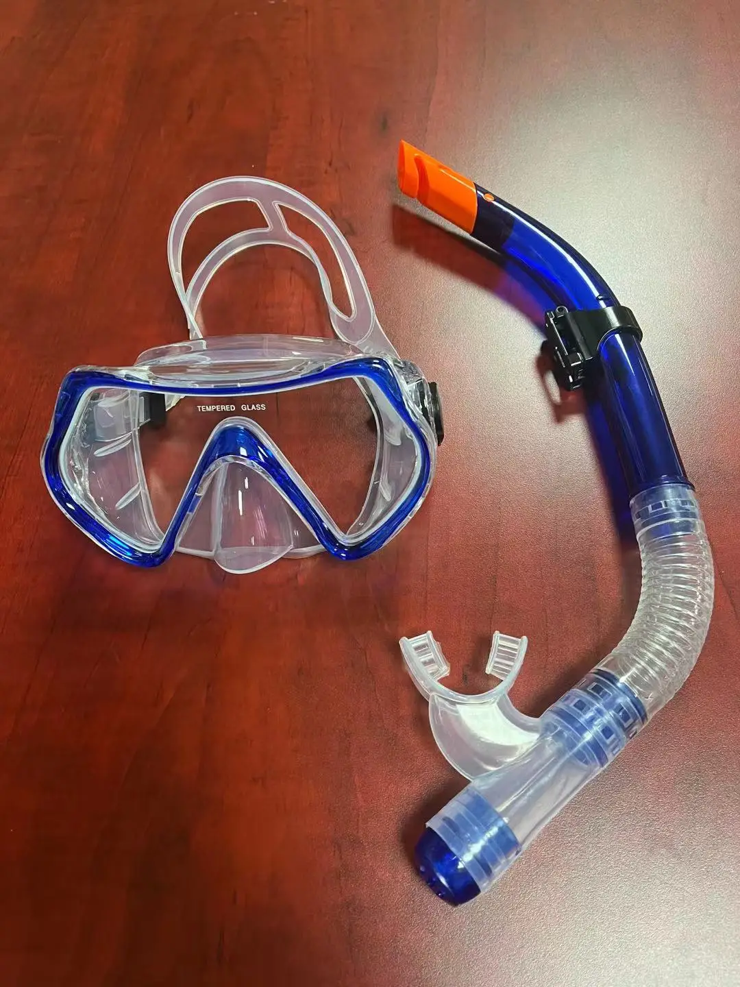 Adult snorkeling gear scuba diving equipment kit water sports mask and snorkel for sale