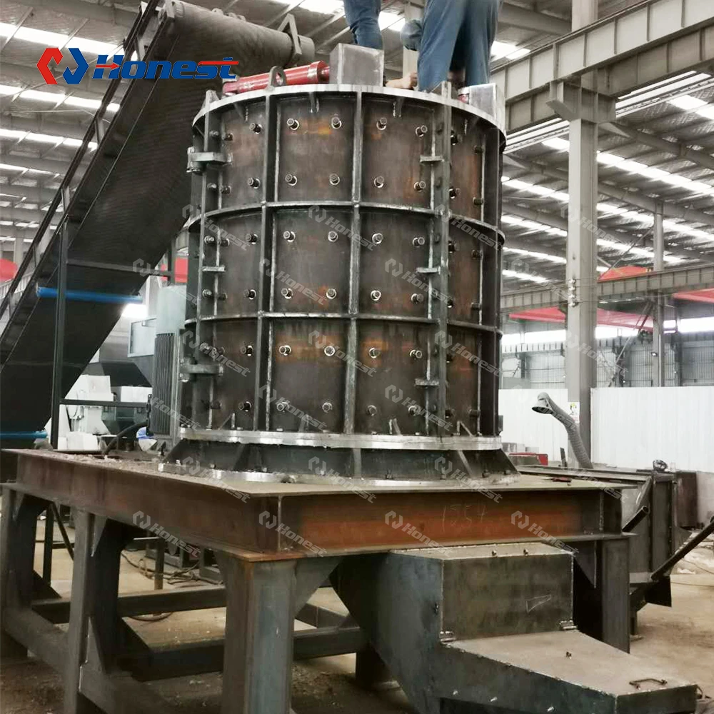 Light Metal Shredder Vertical Hammer Mill Crusher