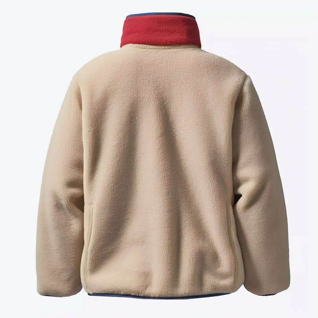 custom design Winter Sherpa zip Jackets Active Gym Clothes Half Zip Fleece Warm Oversize Fit outdoor Jacket