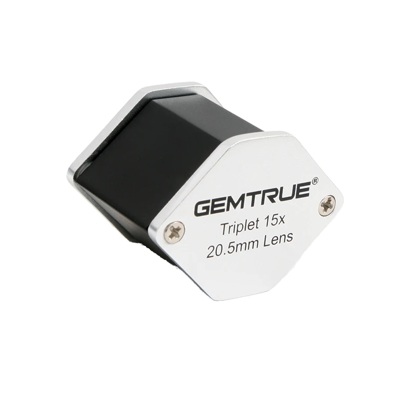 GemTrue Brand High Quality 15x 20.5mm Jewelry Magnifier Optical Triplet Diamond Magnifiers