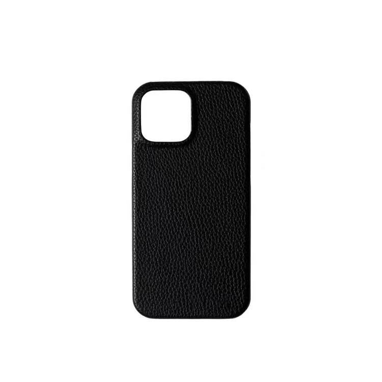 oypc-0305 Fashion Litchi Grain Leather Skin Process Cell Phone Case Holder Stick on Phone Case Back for iPhone 15 Series
