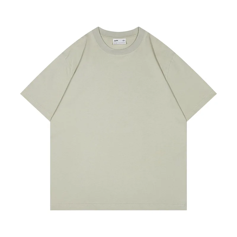 bulk plain t shirt unisex screen print tee oversized boxy drop shoulder tshirt heavyweight cotton tshirt