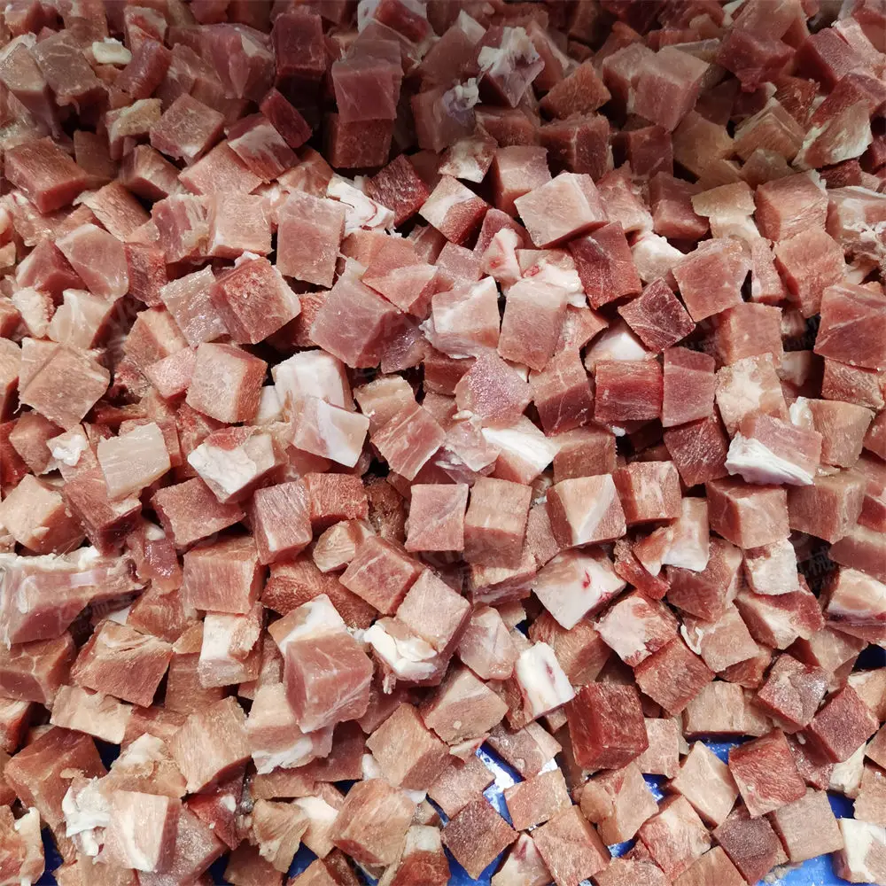 Automatic meat cube cutter commercial pork bone chop cutter for factory