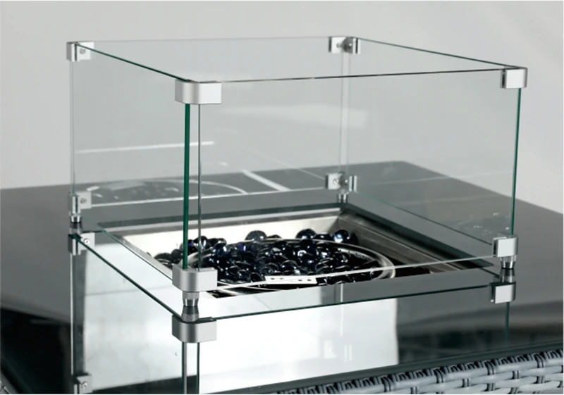 2022 High quality fire resistant  crushed fire glass for fire pit