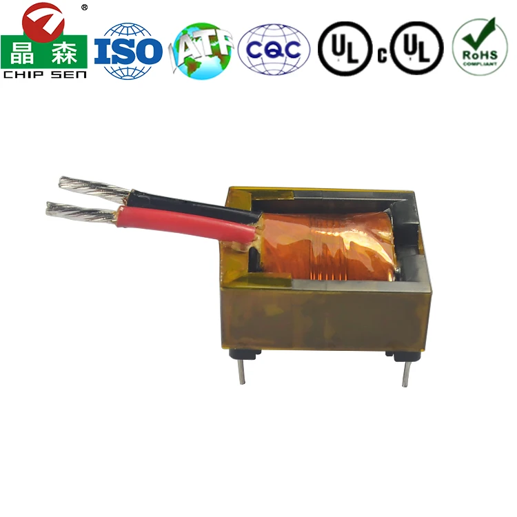 60watt step down 120v to 24v audio output ee ferrite core high voltage pulse high frequency PCB transformer