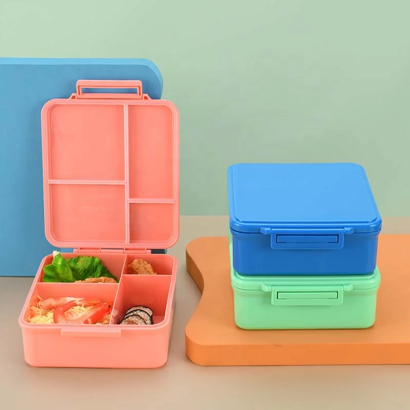 Aohea BPA-Free Baby Lunch box Food Container for School Lunches Microwave Safe Style Compartment Kids Bento Box