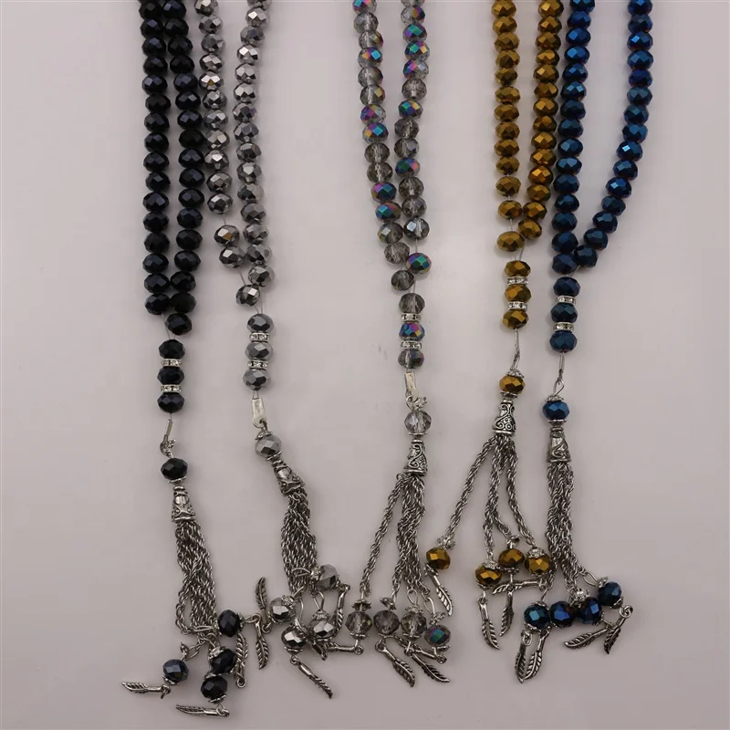 Hot Selling Crystal Beads Rosary Muslim Necklace ROSARY BEADS