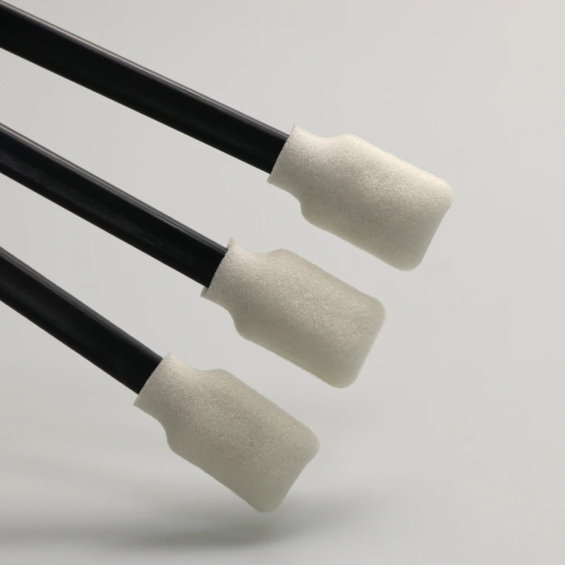 TX707 Lint Free Black Handle Printer Cleaning Foam Tip Swab Cleanroom