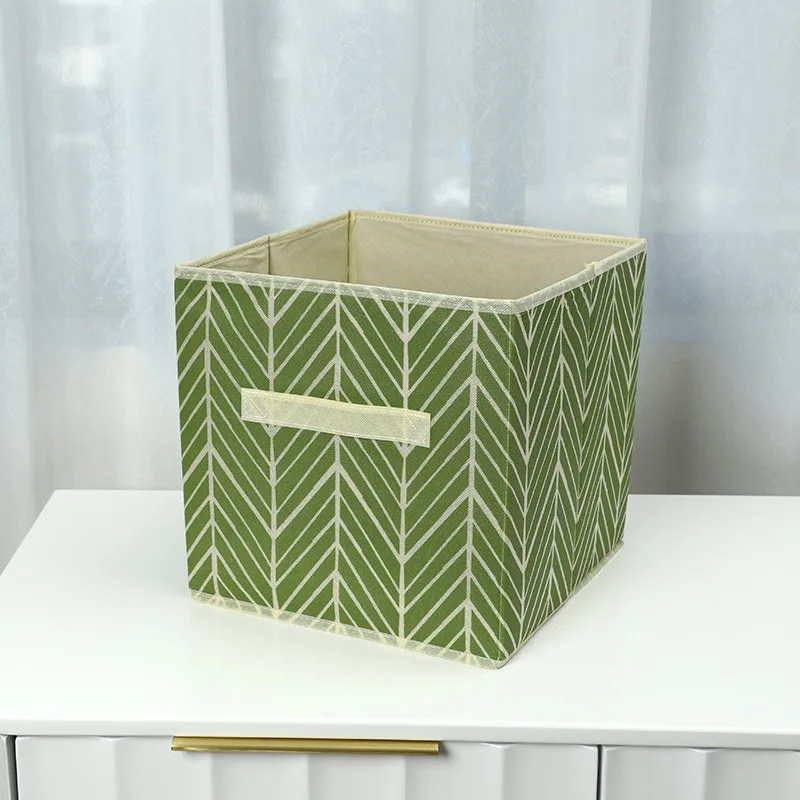 Non-woven Cloth Box Square Cloth Art Box, no cover cotton linen thickened storage box, Oxford cloth box