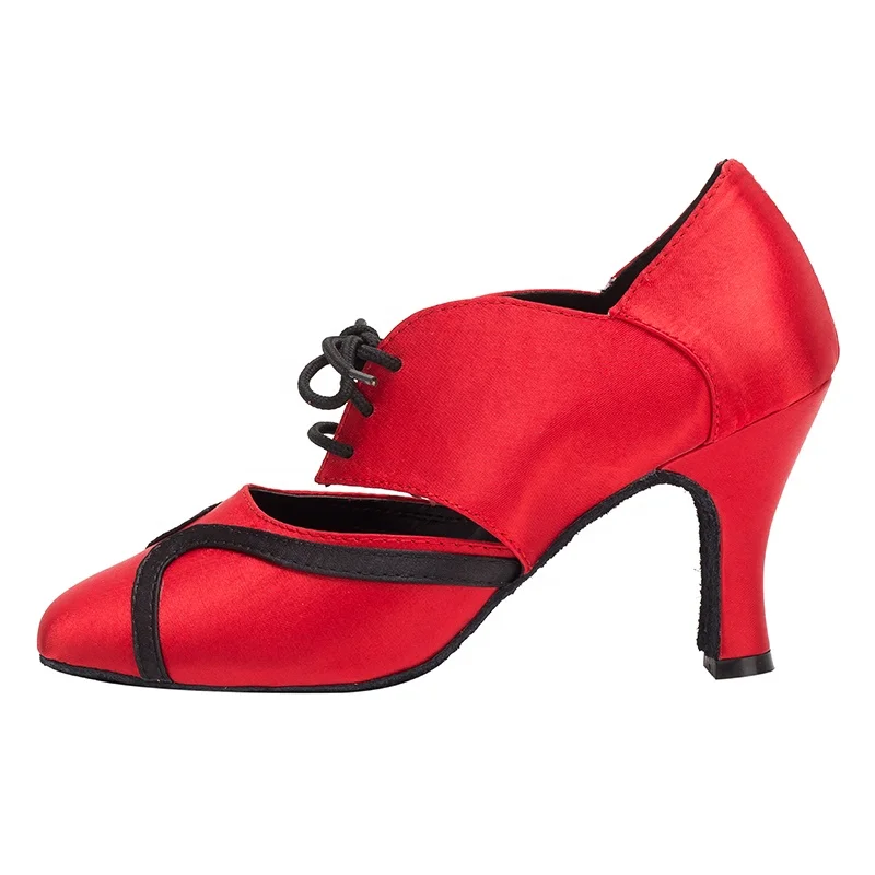 HW03 satin microfiber lining flamenco dance shoes