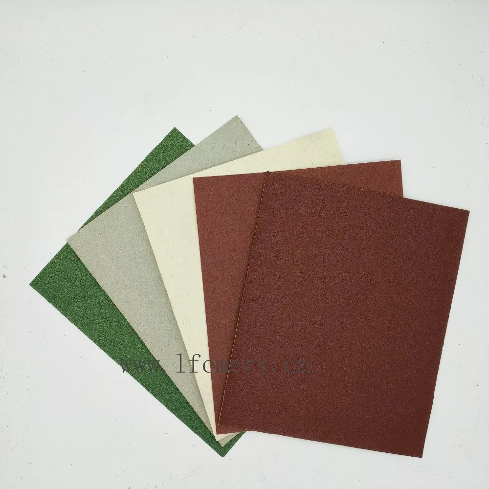 Kraft paper waterproof Polishing abrasive paper sheet black sanding #60-#2000 sand paper water sandpaper