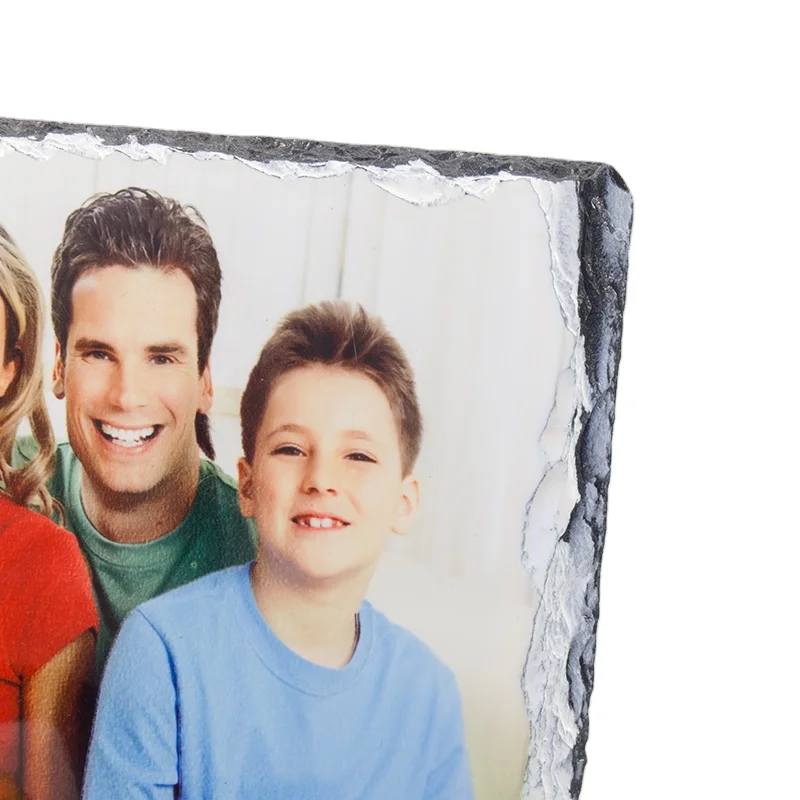 Wholesale Create Own Gift Photo Rock Frames Creative Gifts Sublimation Rock Slate Photo Cheap Stone Painting