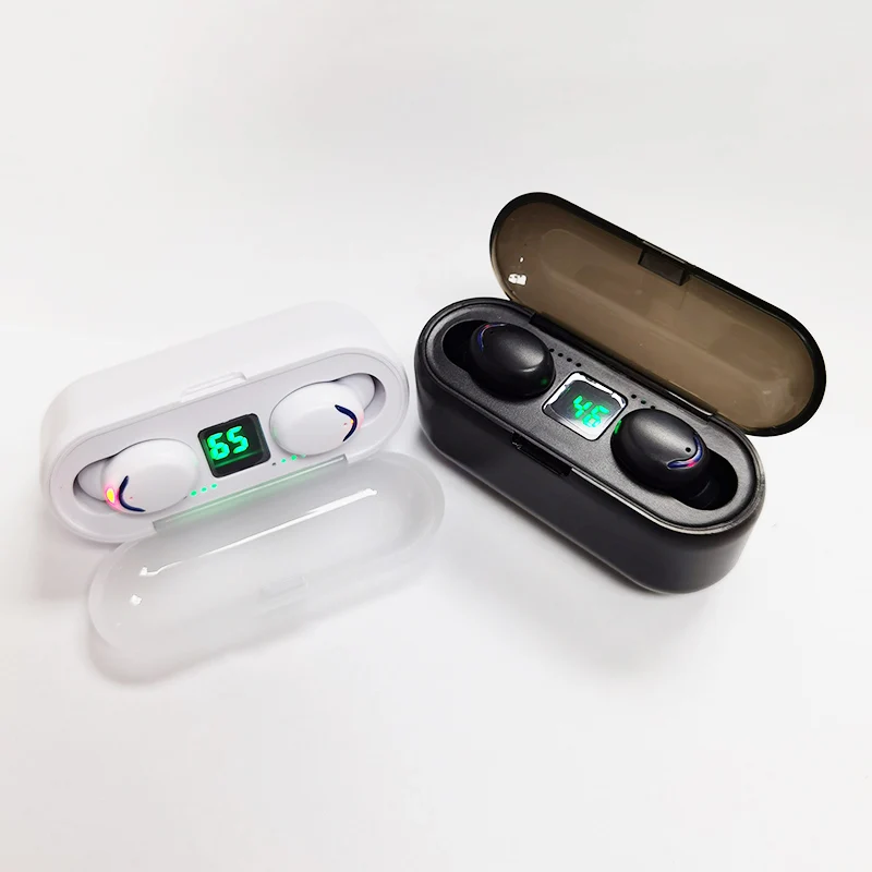 Amazon Best Seller 2023 New Wireless Earphone Bass Earbuds 5.0 Stereo Earphone F9 F9-6 F9-9 I12 TWS