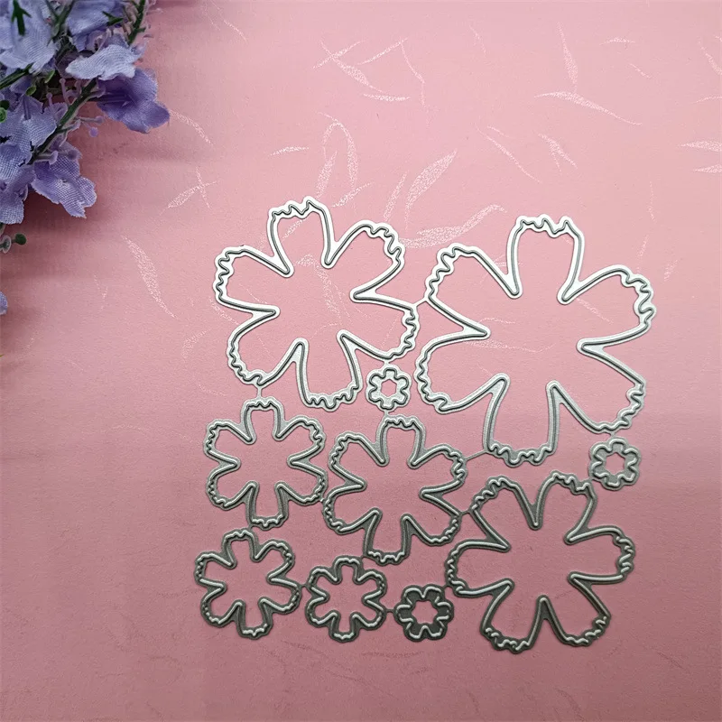 2024 New customized Background Tree flowers Metal Cutting Dies Decoration Scrapbooking Punch Stencils Album Embossing Crafts