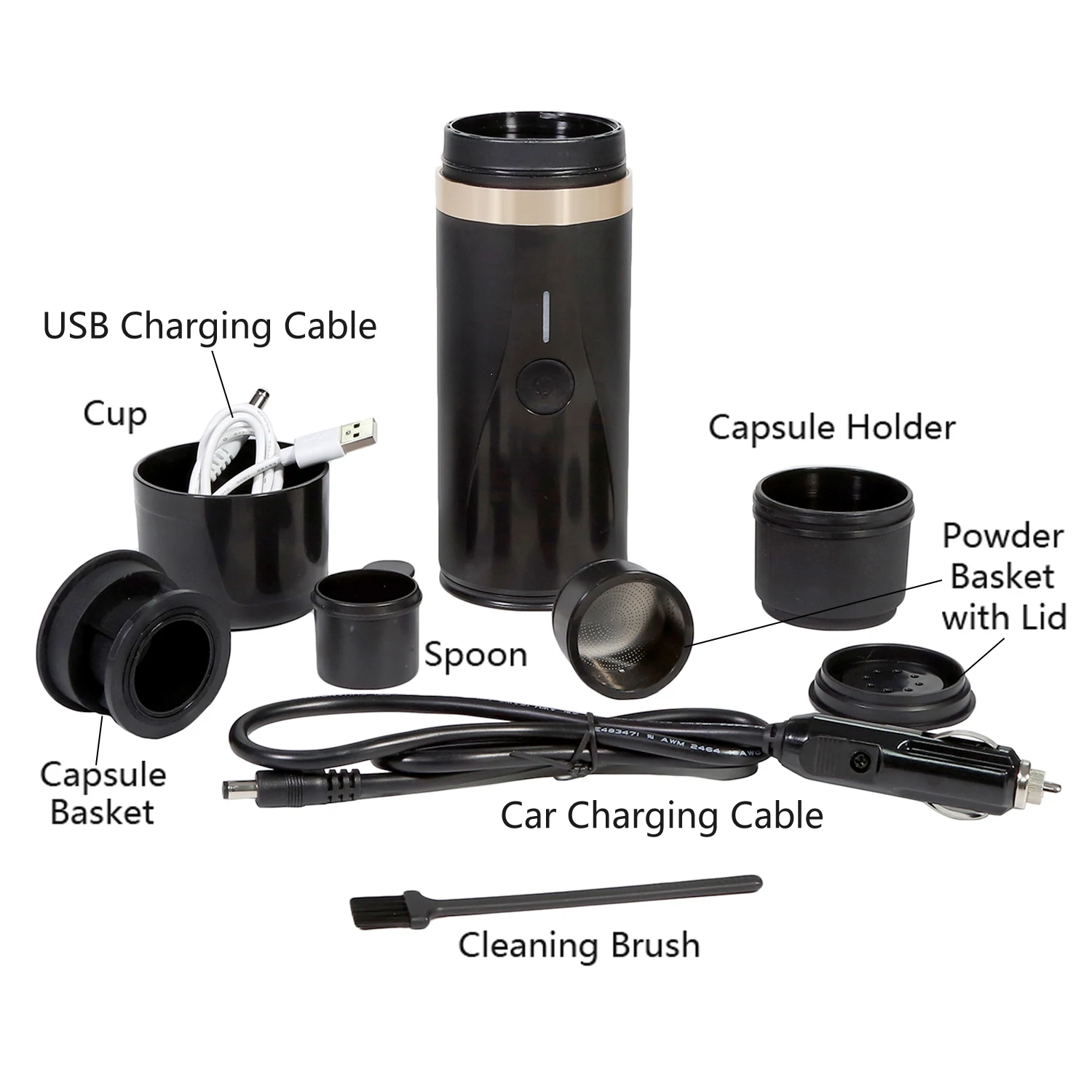 Coffee machine with high battery coffee espresso heating battery coffee espresso