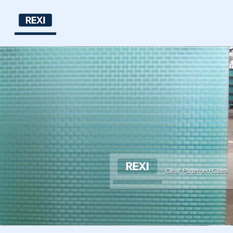 China Manufacturer Low Iron Patterned Glass with Factory Price