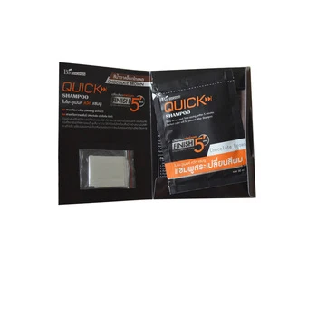 Wholesale Best Thailand Quick 5 Magic Natural Herbal Brown Hair Dye Shampoo Permanent Hair Color in Cream Sachet