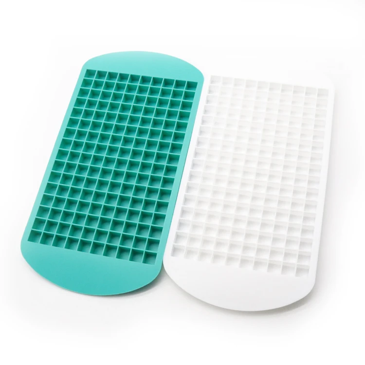 Factory Provide Homemade Small Cube 160 Grids Small Mini Tiny Silicone Ice Cube Trays For Bar