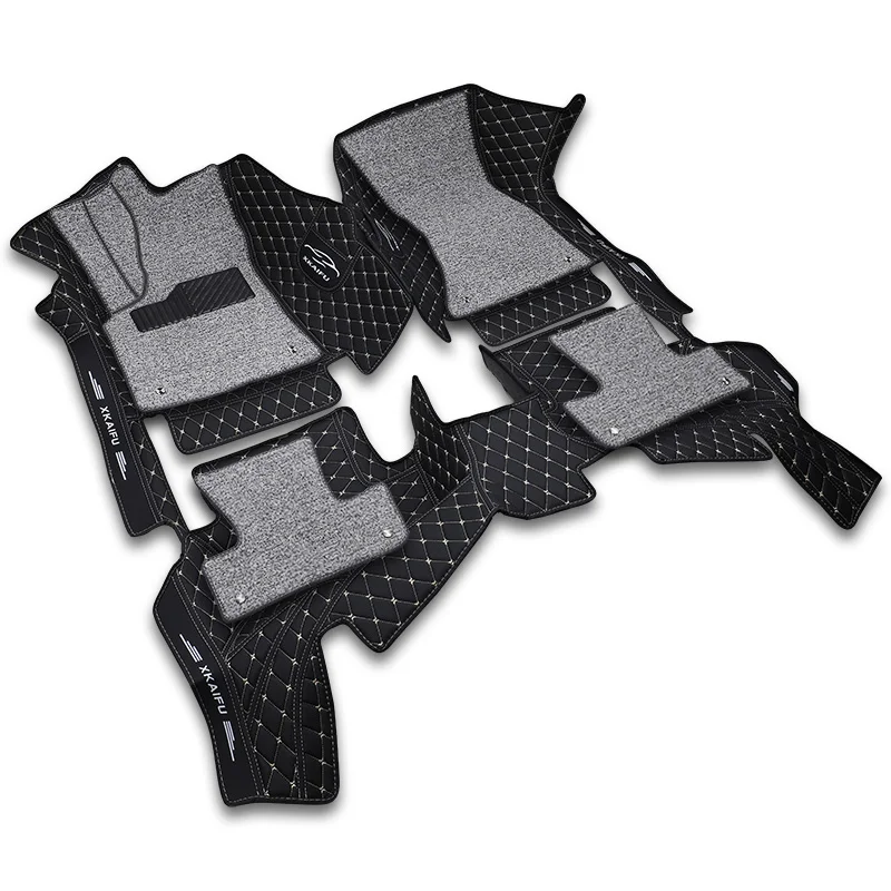 Wholesale custom general car foot mat Leatherwear carpet car durable3d car carpet