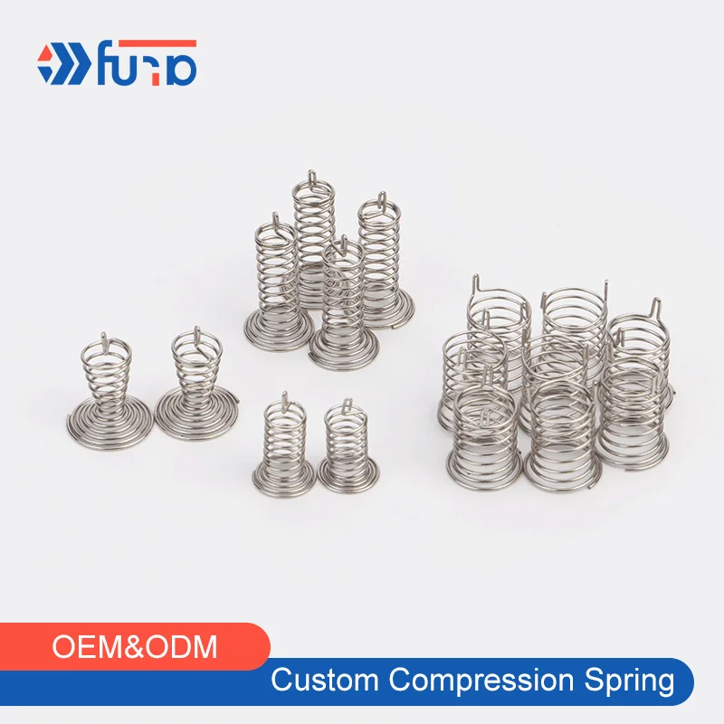 Adjustable 304 Stainless Steel Cylindrical Flat Wire Coils Compression Spring