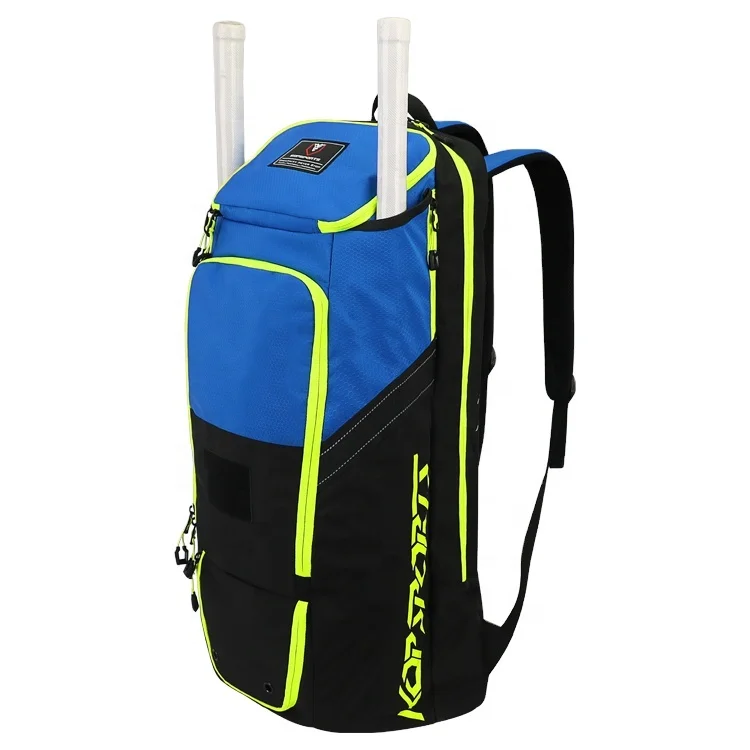 2021 KOP SPORTS New Design Waterproof Cricket Bag Cricket Kit Backpack With Shoe compartment