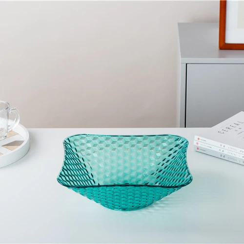 
New products eco-friendly custom logo square snack fruit plates sets dinnerware plastic plate 