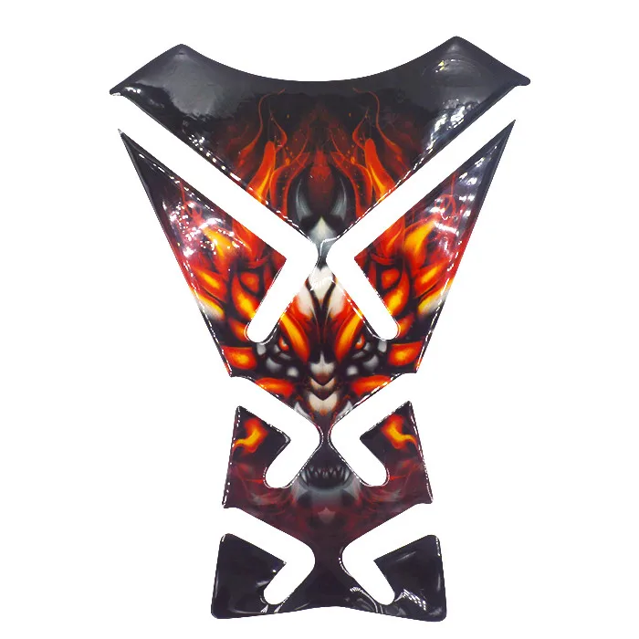 
motorcycle refit accessories 5D tankpad rubber garbon fiber tank pad protector sticker for yamaha M-SLAZ 150 