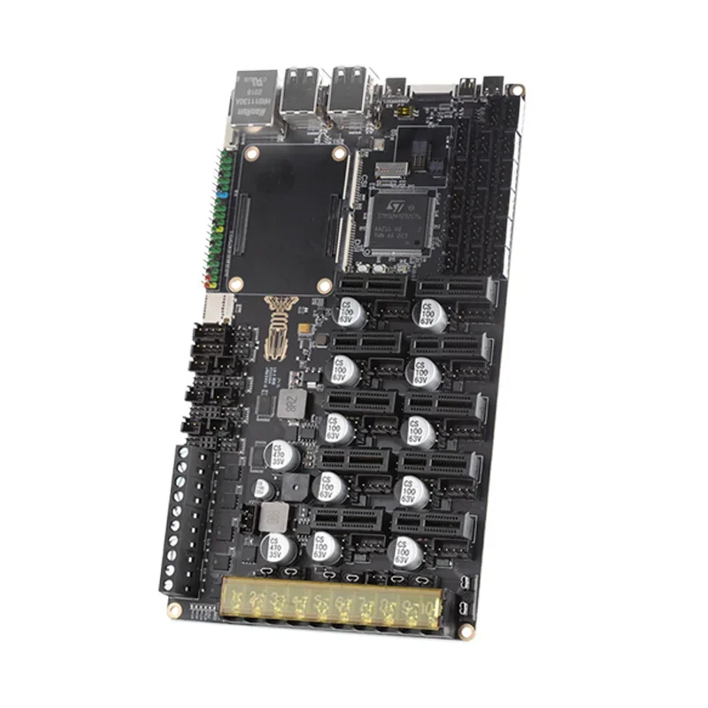 Высокоскоростная плата Fly ProX10 V1.0 HV 10 оси 32 бит 550 мГц для принтера Uart Spi 3D Klipper/rf Raspberry Pi CM4 Canbus