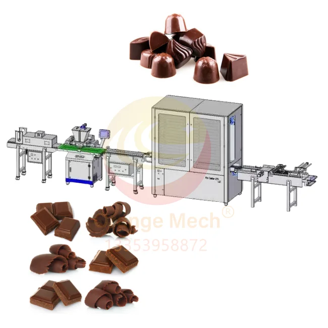 Professional Chocolate Molding and Tempering System Ideal for Large-Scale Chocolate Manufacturing
