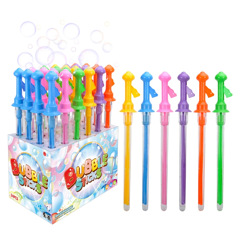 Summer Toy Sword Bubble Stick Outdoor/Indoor Activity Use Wedding Party Favors Supplies Colorful Bubble Blower Wand for Children