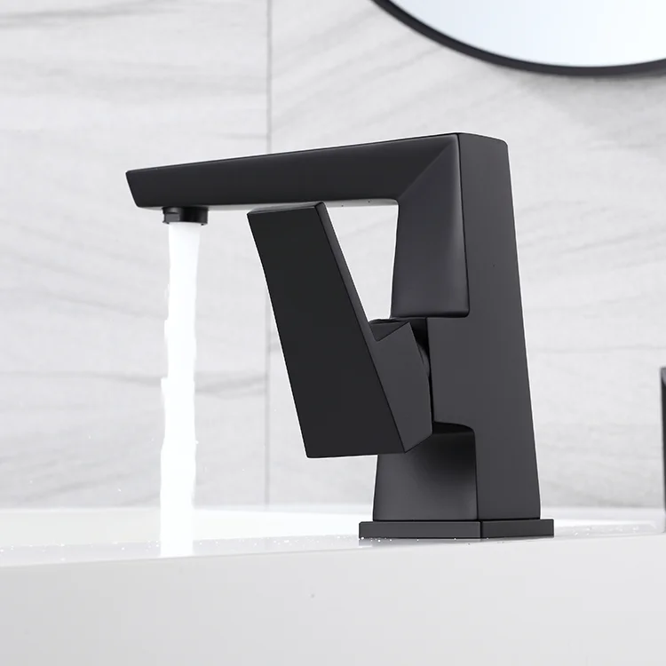 AG Modern Luxury Brass Bath Shower Mixer Taps Sink Water Black Faucet for Hotel Bathroom