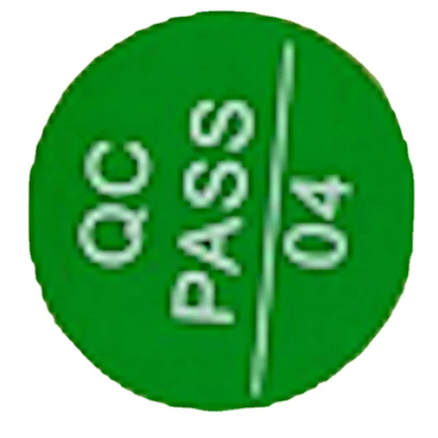 TAC-U01A00161-A0 round qc pass sticker for linear actuator