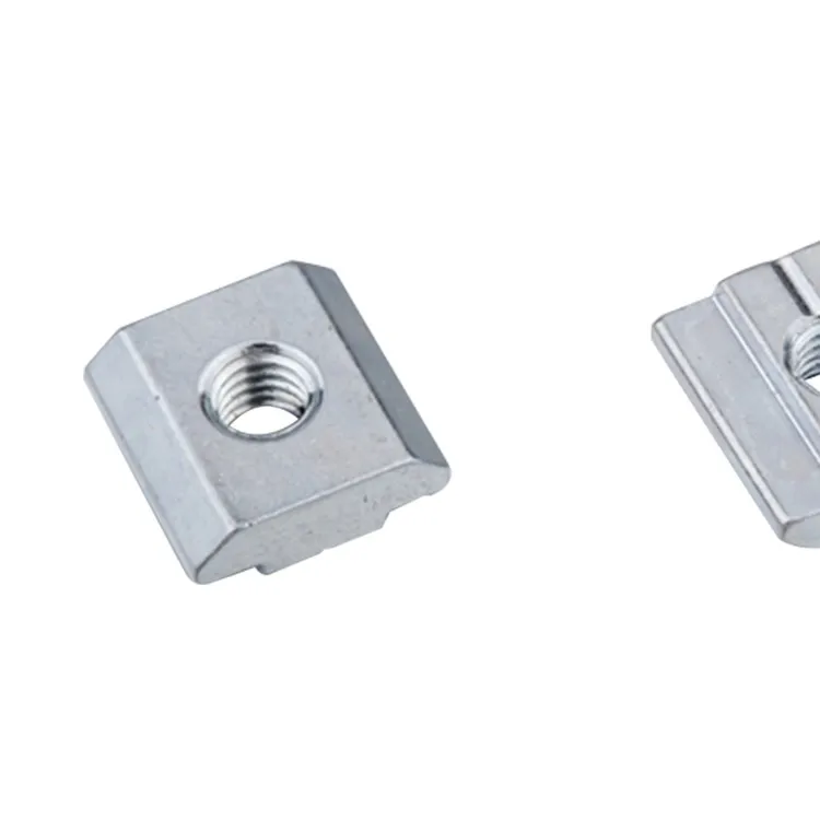Nut 2A08.AA.01 High quality Zinc plated steel T slot nut for aluminum profile slot 8 slide hammer nut