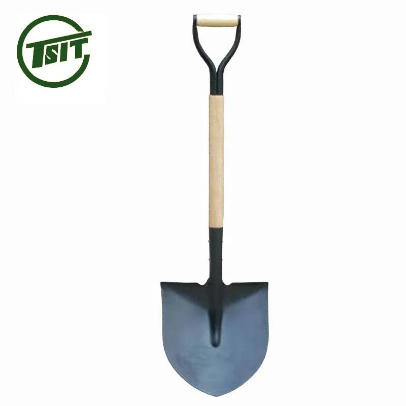wooden handle Y type garden farming pala shovel