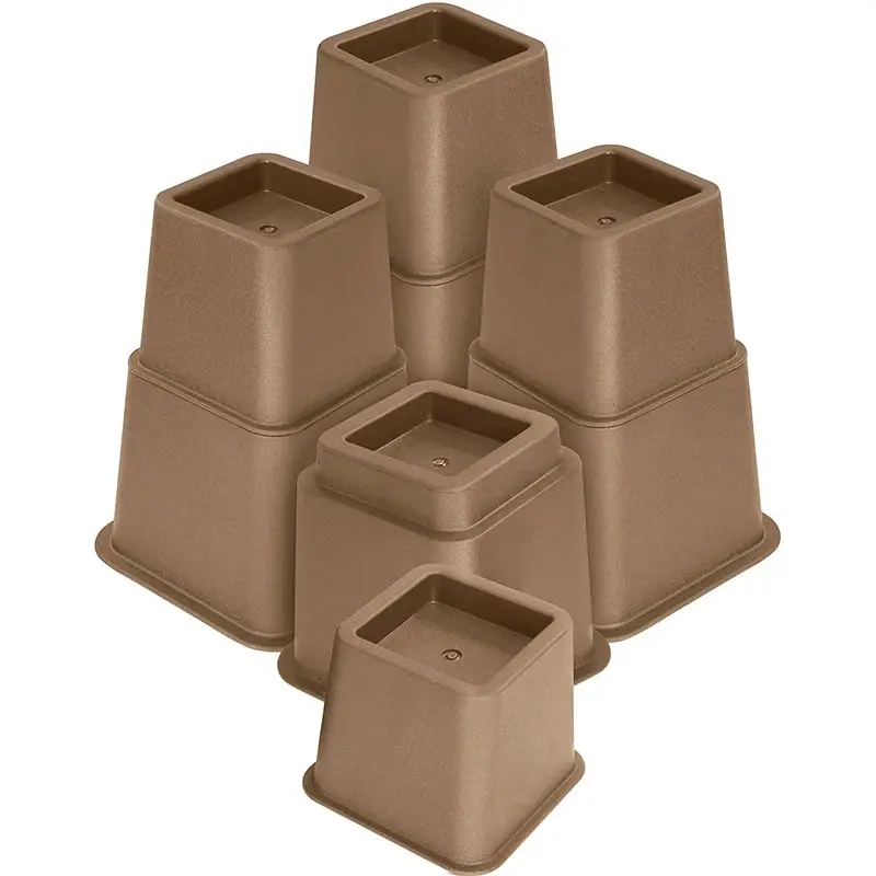 Hot sale Heavy duty adjustable plastic sofa furniture bed risers with USB ports and outlet