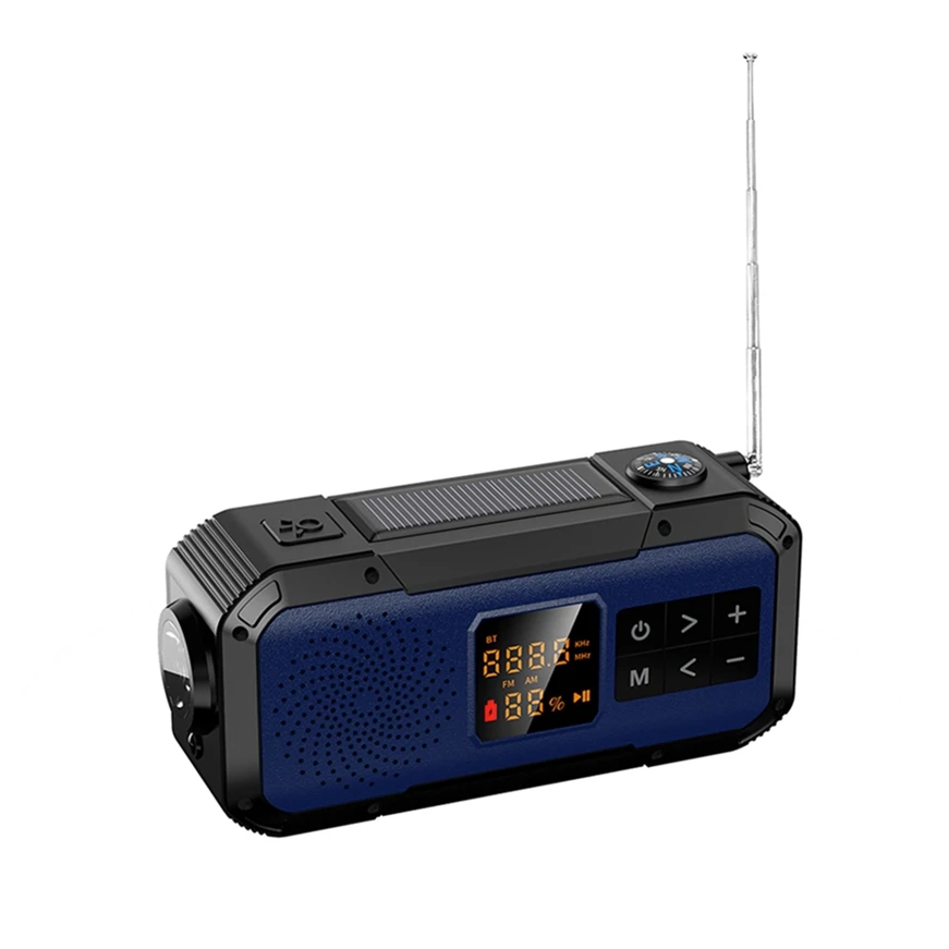 Popular Emergency Weather radio multi bt speaker Ham Transceiver Auto Am Fm Radio With Solar/Hand Crank/Usb