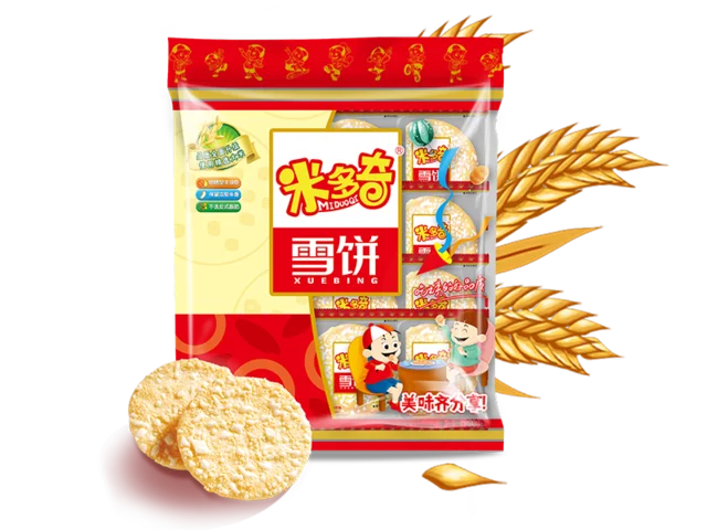 Sweet and salty rice crackers
