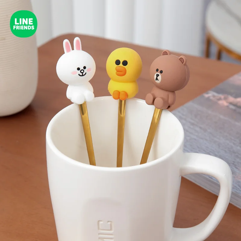 Кофейная ложка Line Friends из нержавеющей стали с