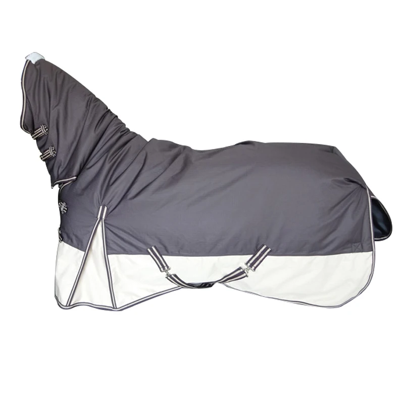 Waterproof Turnout Blanket Winter Supplies Equine for Horse 600D Rip Stop Fabric Cotton Customized SS Winter Logo Durable Oxford