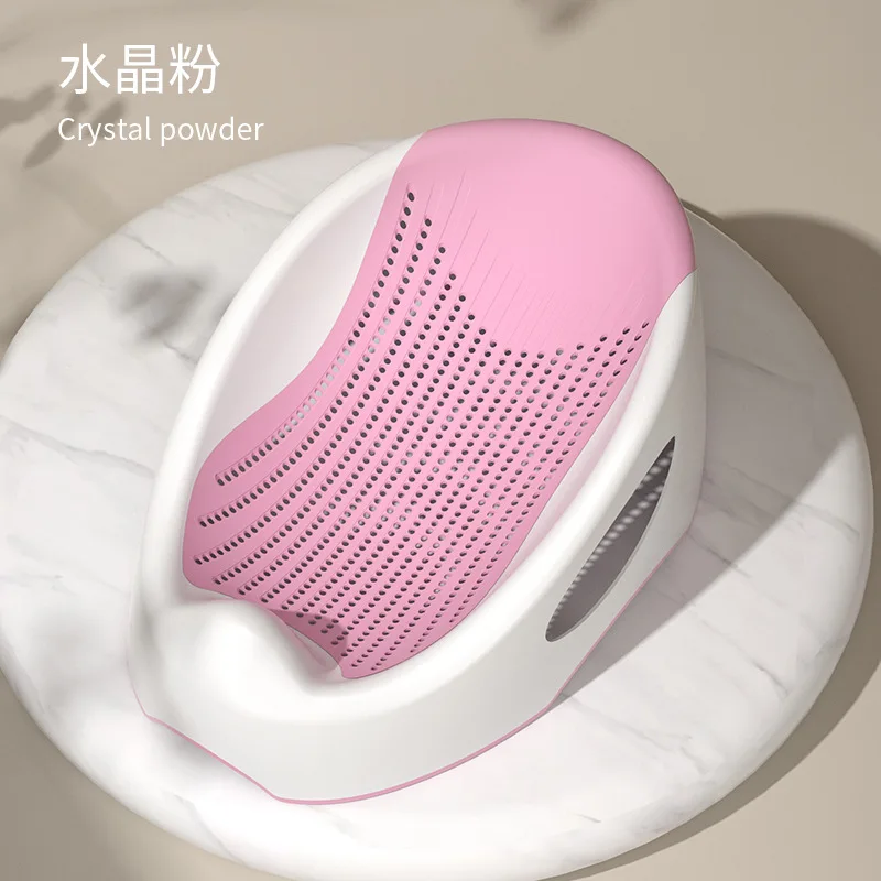 Plastic High Quality Portable New Born Shampoo Seat Support Baby Bath Safety Bath Tub Seat for wholesale