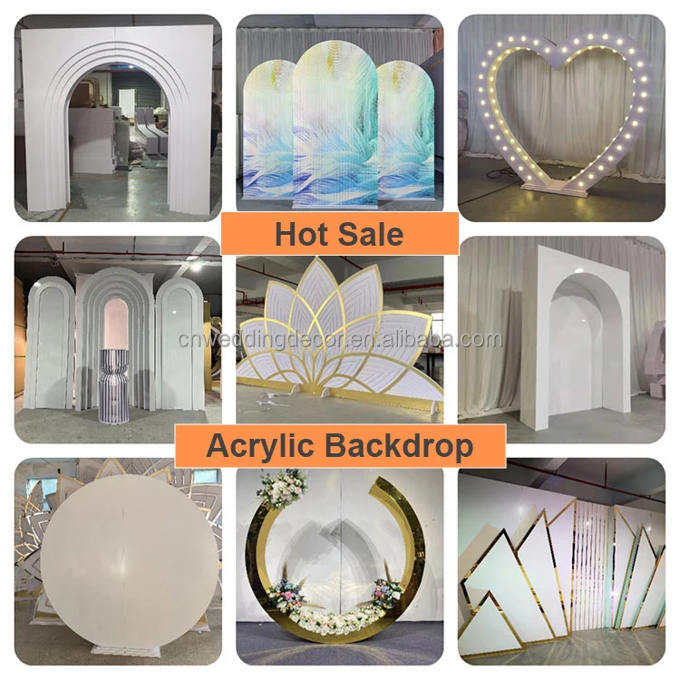 Factory Price Wedding Stage Acrylic Butterfly Props Backdrop Events Party Decor Butterfly Wings For Wedding Decoration