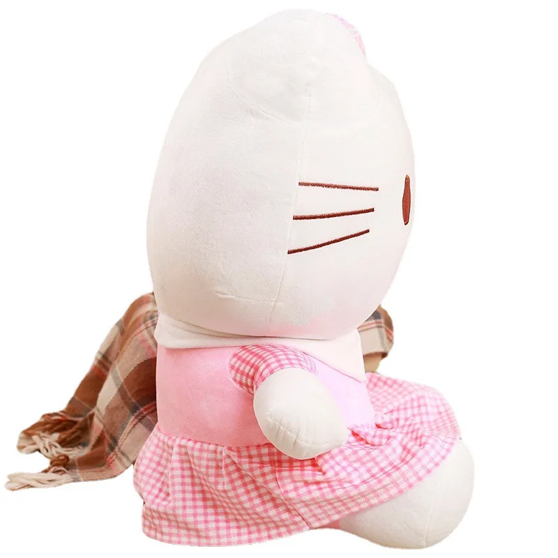 Big Size Sanrioed Plush Hello Kt Plush Room Decor Plushies Kawaii Dolls Hello Kt Stuffed Animal Toy Rag doll Home Xmas Gift