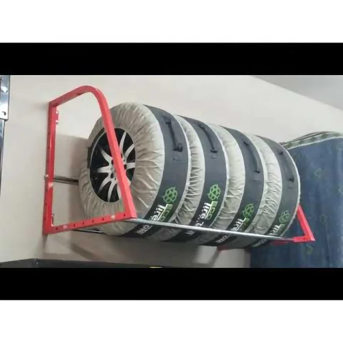 expandable wall tire rack and adjustable wall shelf systems
