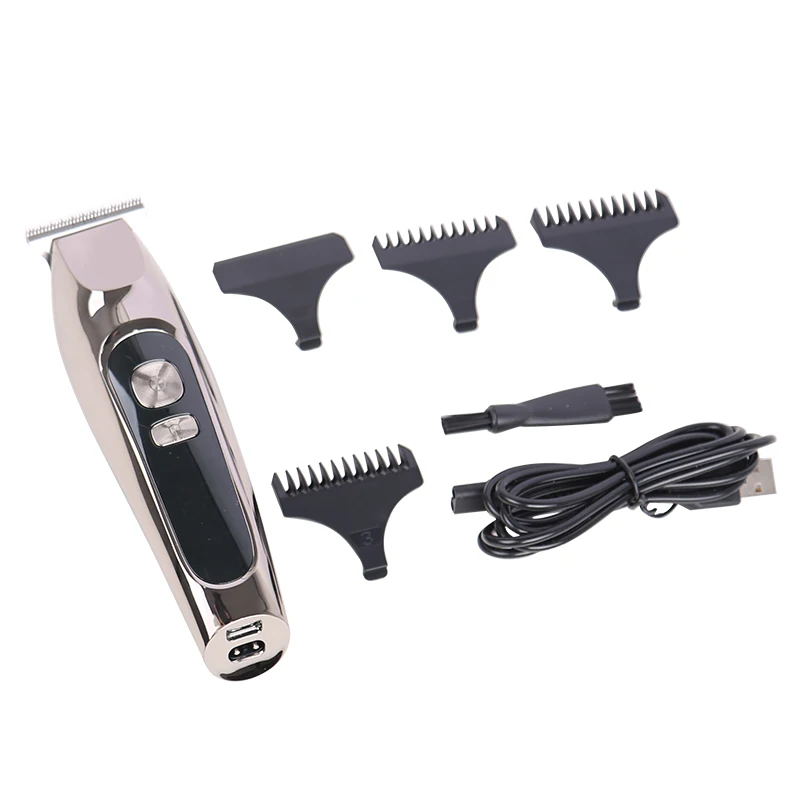 USB Rechargeable Cordless Electric Professional Electric Thread Head Bald Head Hair Hair Clipper Beard Trimmer Men