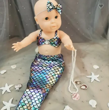 Mermaid Shape Photography Costume Newborn Baby Photography Props Outfits