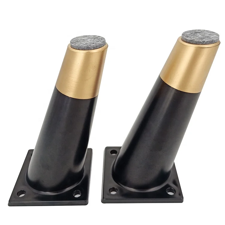 2024 plastic ABS matt surface round Furniture Leg sofa legs wood furniture parts